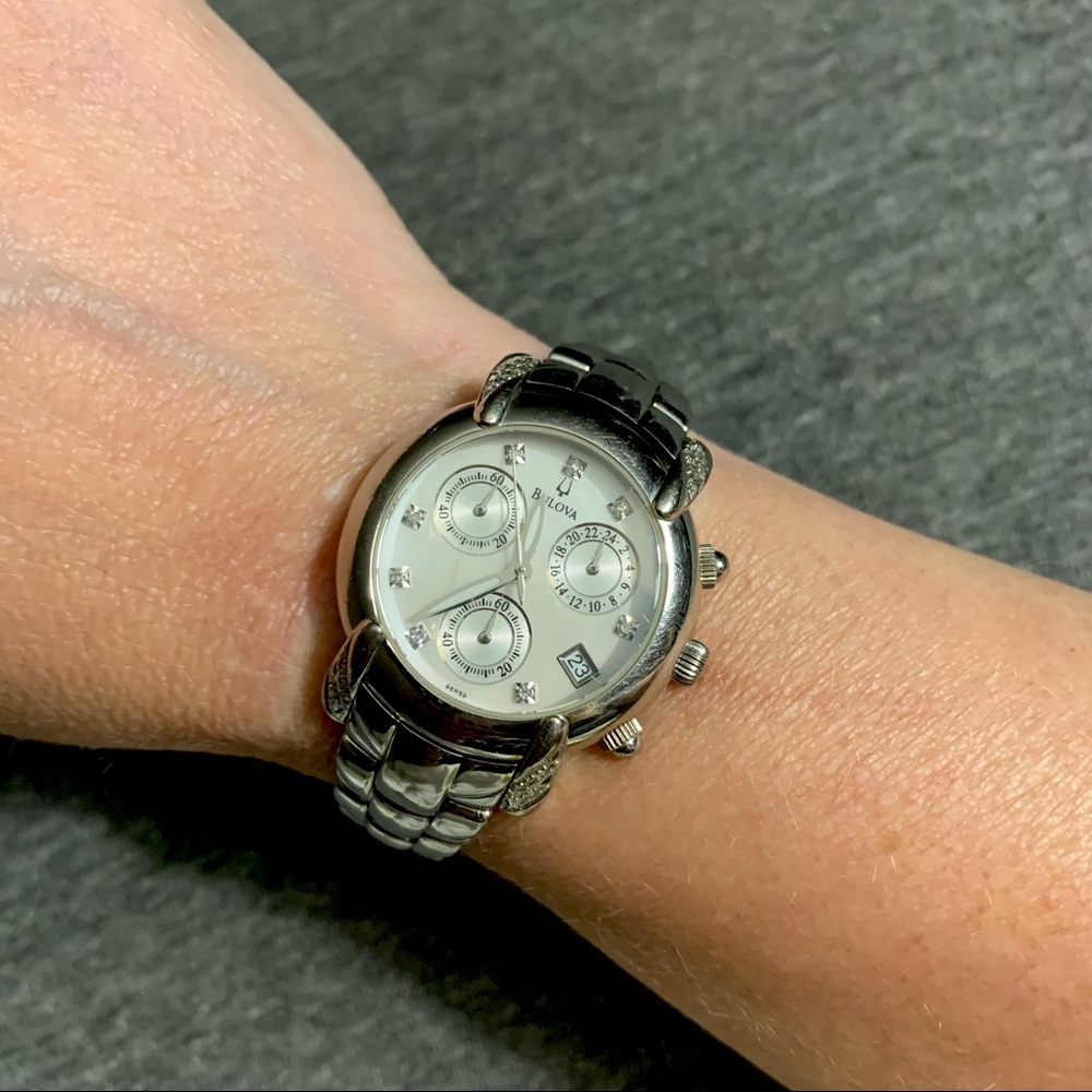 Bulova Women's Diamond Accented Classic Watch